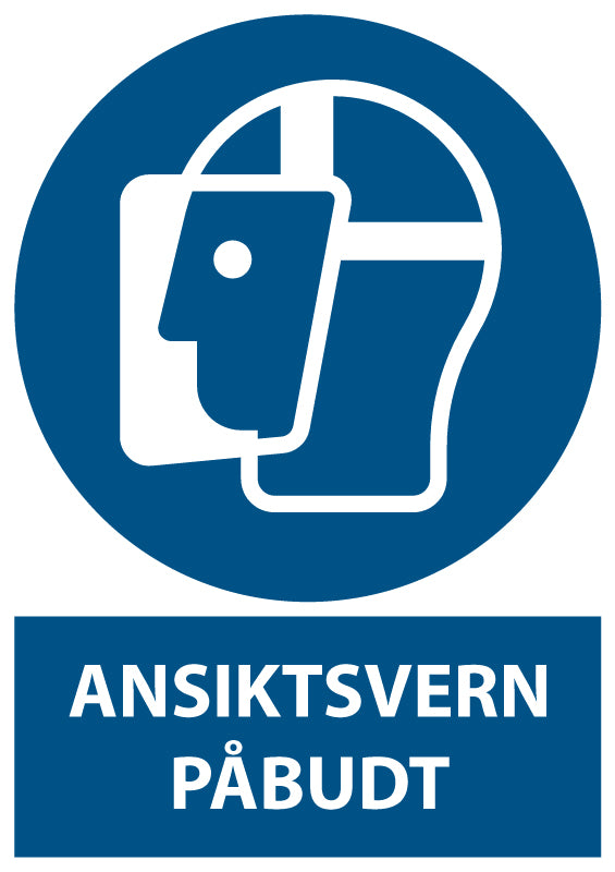 Ansiktsvern påbudt