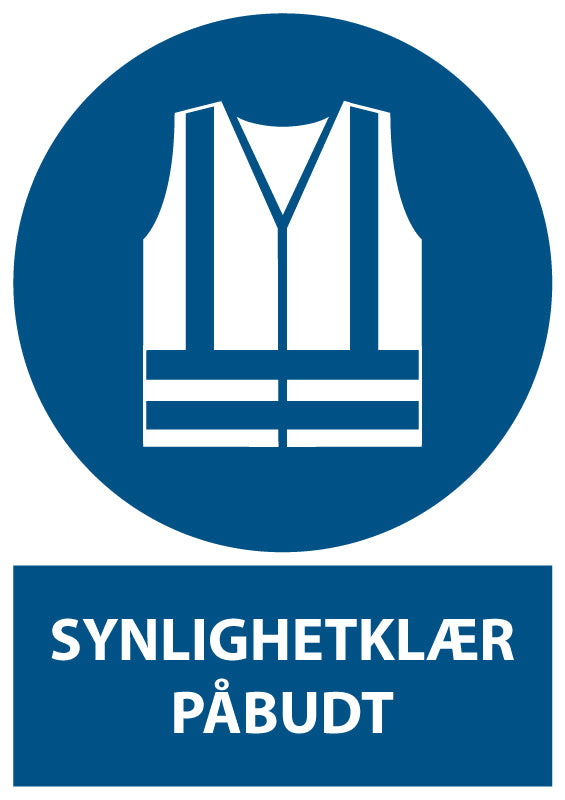 Synlighetsklær påbudt