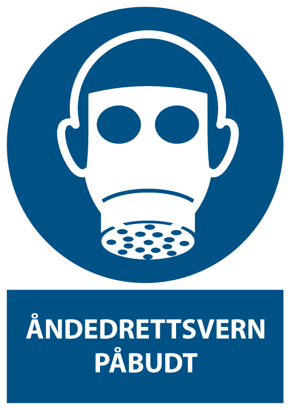 Åndedrettsvern påbudt