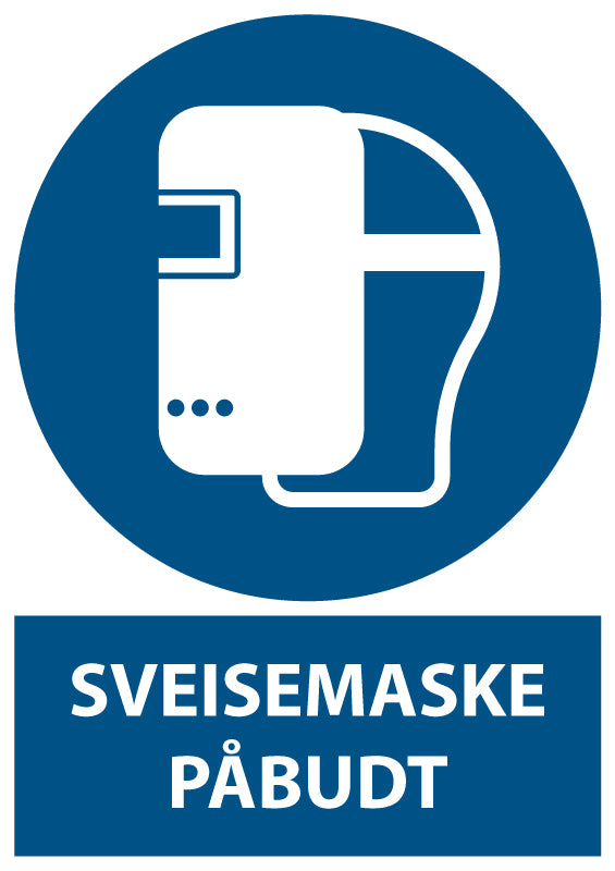 Sveisemaske påbudt