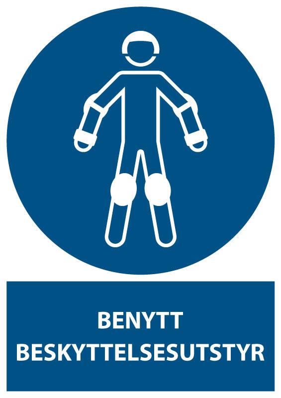 Benytt beskyttelsesutstyr