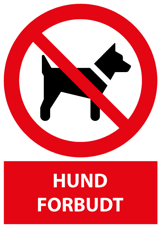 Hund forbudt