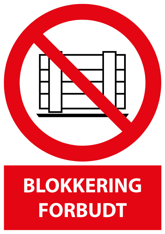 Blokkering forbudt