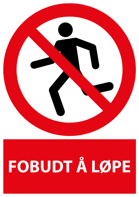 Forbudt å løpe