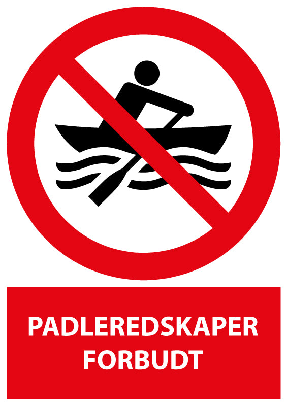 Padleredskaper forbudt
