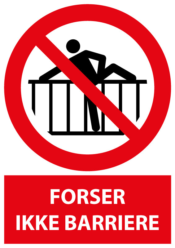 Forser ikke barriere