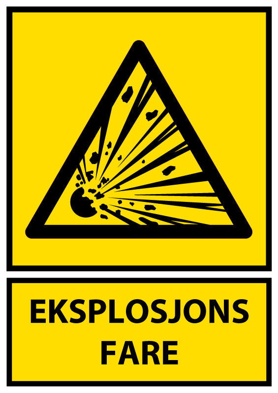Eksplosjons fare