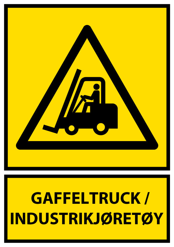 Gaffeltruck industrikjøretøy