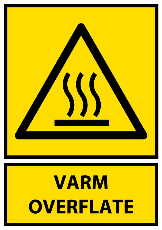Varm overflate