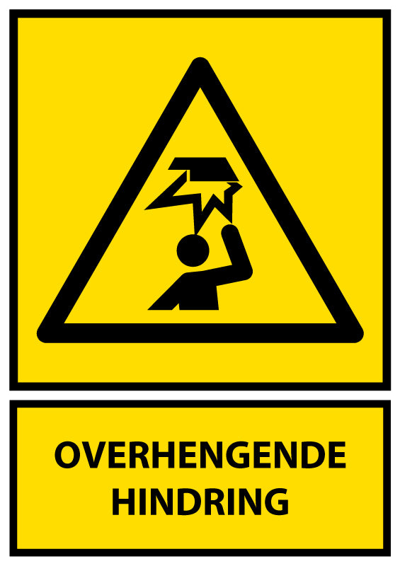 Overhengende hindring