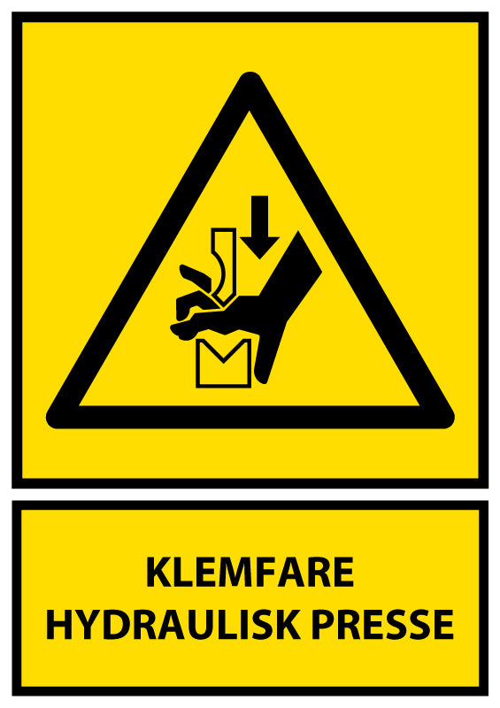 Klemfare hydraulisk presse 1