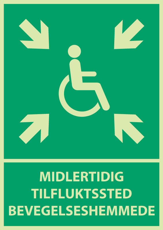 Midlertidig tilfluktssted bevegelseshemmede