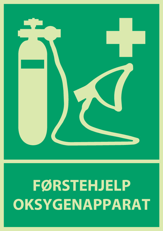 Førstehjelp oksygenapparat