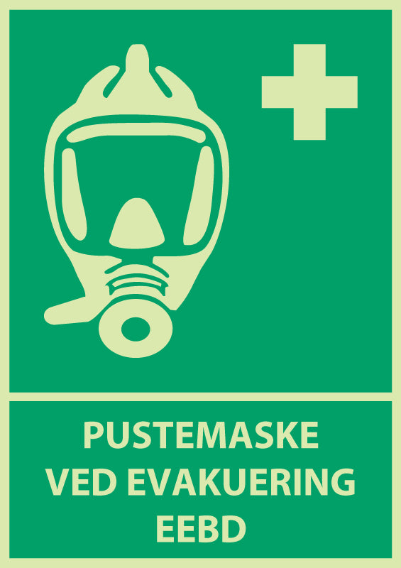 Pustemaske ved evakuering (EEBD)