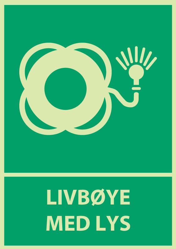 Livbøye med lys