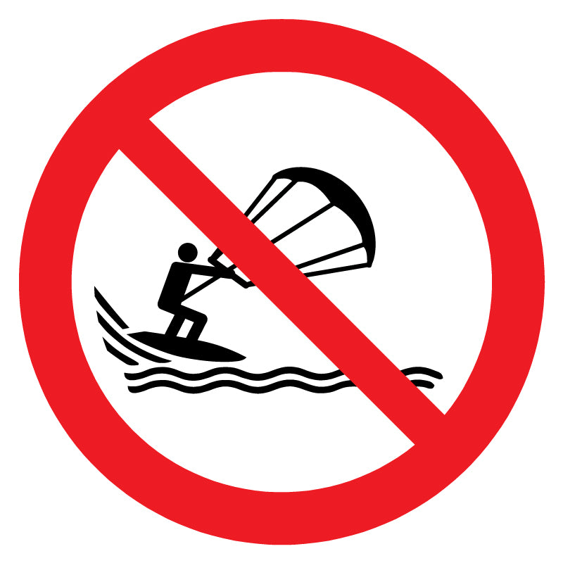 Kitesurfing forbudt