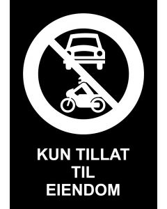 Forbudt for motorvogn